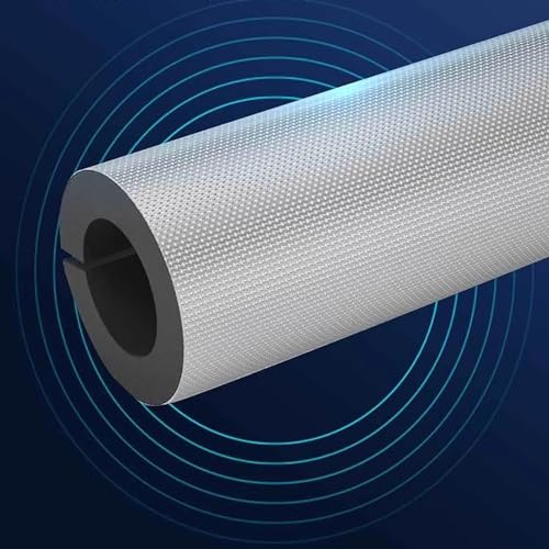 MTSYXYM Rohrisolierung,Flexible Rohrisolierung,Aluminiumfolien Flexible Rohrisolierung selbstklebend,Frostsicher Wärmeisolierung Rohr,Für Heizung Und Sanitär Zu Hause. (Size : 48MM*20MM*0.95M)