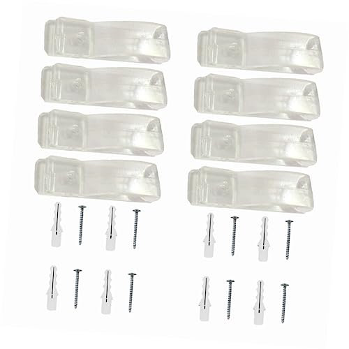 LIFKOME 2 Satz Transparente Vorhänge Fensterschatten Durchsichtige Vorhänge Jalousien Rollo Kindervorhänge Vorhang Blindkabel-sicherheitsclips Halter Anschließen Perlen