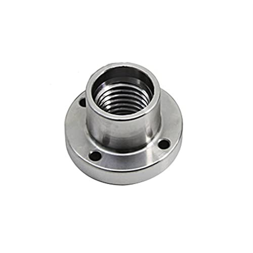 CETEOR Holz-Drehbank-Futter, Planscheibe for Drehbank, Flanschplatte, Zubehör for Drehbank for Holzbearbeitung, Gewindegröße 1 Zoll x 8 TPI, 2 Zoll
