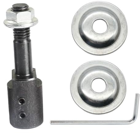 Angle Grinder Extension Rod, Metal Rotary Extension Shaft Set 775 Motor Shaft Adapter for Polishing Wheel, Brush Wheel and Drill Chuck (12mm)