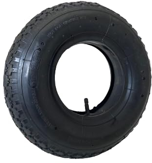 pokm toolsmarket Pneumatici per carriola 4,00-6, rivestimento con camera d'aria, pressione massima 2,1 bar/30 psi, pneumatici a doppia cucitura, ruota di scorta, carico massimo 136 kg