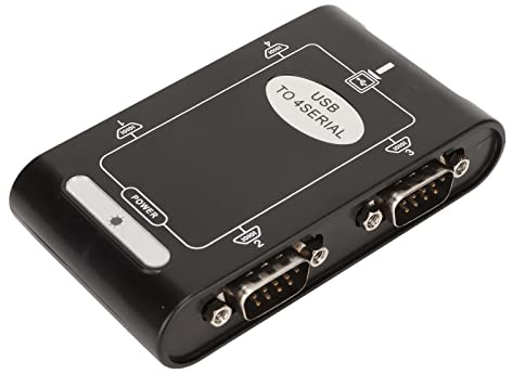 Hub USB a serie, adaptador USB a RS232, amplia compatibilidad, diseño compacto, 4 puertos RS232 para routers