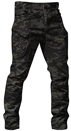 Pantalon Trabajo Hombre Trekking Vestir Cargo Pantalón Senderismo Militar Tallas Grandes Pantalones Multibolsillos Camuflaje Ropa Deportiva Hombre Amazón Compras Camuflaje L