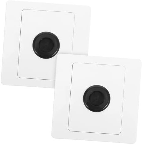 NUOBESTY 2piezas Tapas De Roscado Placas De Pared Con Paso De Cable Cubiertas De Tomacorriente Decorativas Para Interruptor De Luz Placa De Cubierta Para Tomacorriente Pared