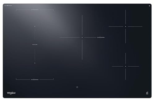 Whirlpool WTX8017DCF2 hobs Negro Integrado 80 cm Cocina independiente de inducción 5 Cocina independiente(s)