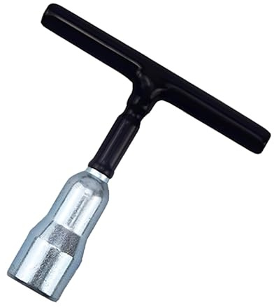 Hand Tools Nut Driver for Wing: T Handle Hook Screws Nut Slot Tools Chrome Vanadium Steel for Eye Screws Screw-in Hooks Silver