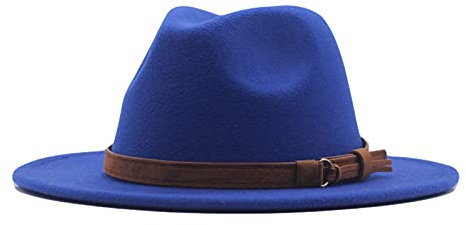 Generisch Cap Herren Panama-klassischer Gürtel Fedora Hut-Diskette Fedora Baseballmütze breite Schnalle für Frauen