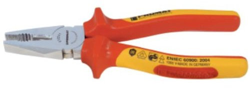 PROMAT 810242 Kombizange VDE L.200mm Chrom m.2Komp.-Hüllen PROMAT m.Abgleitschutz
