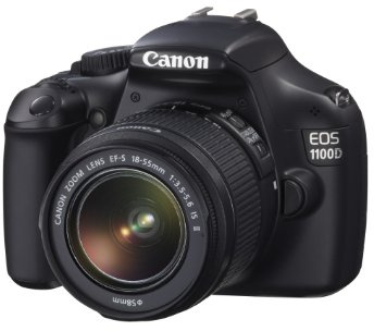 Canon EOS 1100D SLR Camera 12MP 2.7 LCD HD inc EF-S 18-55mm IS II Lens