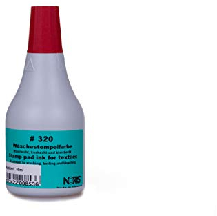 Noris waschechte Stempelfarbe/Textilfarbe 50ml rot vom Kaufhaus2010