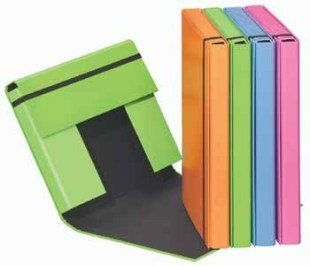 Heftbox Trend A5 f.sort, mit Gummizugverschluss