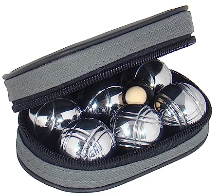 Sunsport 2058687 Sunsport Petanque 'Provence' Boccia, Silber(metallic), One Size