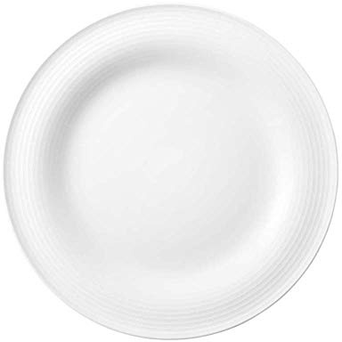 SELTMANN WEIDEN Frühstücksteller - Durchmesser 23,3 cm - Höhe 2 cm - Beat - Form: Rund mit Rillenrelief - moderner Stil - Weiß