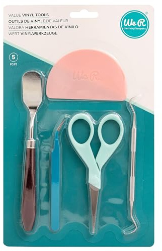 We R Memory Keepers 60000005 Hochwertiges Vinyl-Werkzeug-Set, 5 Stück, multi