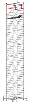 Trabattello altezza di lavoro 11,80 m in acciaio serie M5 SUPERLUX - made in italy I SCEDIL