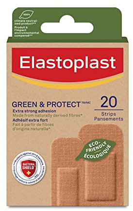 Elastoplast Green and Protect Sustainable Plaster Single, Beige, One Size