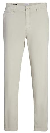 JACK & JONES Chinobyxor Chino Tapered Fit byxor, Moonbeam, 28