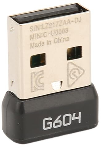 Receptor USB de Ratón Inalámbrico, Tecnología Inalámbrica de 2,4 GHz, Plug and Play, Adaptador de Receptor de Ratón de Señal Estable para Ratón Inalámbrico Logitech G604