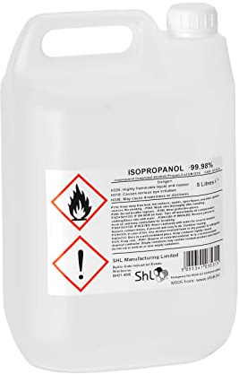 5 Litre Pharmaceutical Grade Isopropanol Isopropyl Alcohol 99.98%