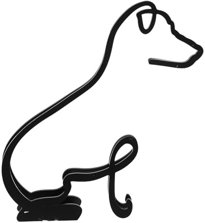 Cabilock Vintage Hundestatue Aus Metall Lebensechte Hundefigur Wohndekoration Hundewandkunst