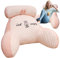 Cuscino da Lettura per Letto per Adulti, 70x50 cm Grande Cuscino da Lettura con Supporto per Collo/Braccia, Cuscino per Schienale per Divano e Comodino per Giocare Rilassante (Rosa, X-Large)