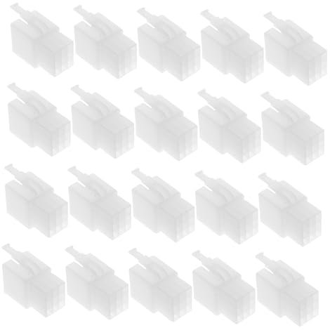 BUGUUYO 20pcs Pin Female Connectors for Motorcycles Cars Wire Terminal Connectors Kit Automotive Electrical