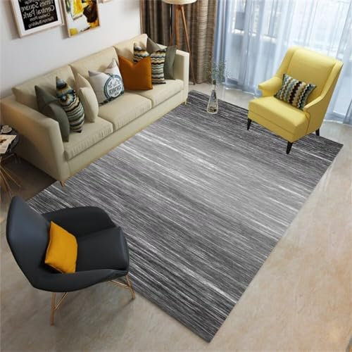 RUGMRZ Alfombras Grandes Baratas Infantiles Geometría Moderna, Simple, Elegante, Antideslizante y Resistente a la contaminación se Puede Lavar con Agua. Abitacion Gris Alfombras De Salon Grandes Alf