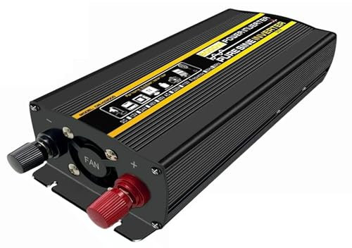 Onduleur 3000W/4000W Onde Sinusoïdale 12V/24V/48V/60V À ​​220V 110V Onduleur Système Solaire/Panneau Solaire/Maison/Extérieur/Camping Convertisseur(3000W,60V_220V 50HZ)