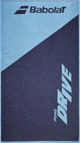 Babolat - Sporthandtuch Modell 50cm x 90cm, Farbe Blau, Einheitsgröße, Ideal für Tennis, Fitness und Sportaktivitäten, Weiches und Saugfähiges Material