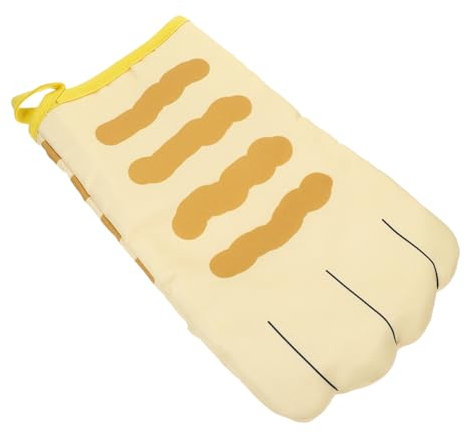 Alipis Heat Resistant Oven Gloves Single for Men Kitchen Cooking Baking Gloves Non Slip Grip