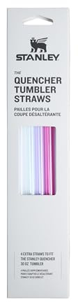 Stanley Strohhalmset für Quencher H2.0 FlowState Tumbler 0.89L - Ersatzstrohhalme - BPA-frei - Spülmaschinenfest - 4 Pack
