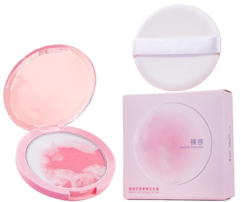 Polvo Compacto Maquillaje - Base De Maquillaje Horneada Mate Natural - Crema CC Facial para Piel Madura, Viaje y Regalo para Mujer, Hija, Familia y Amigos