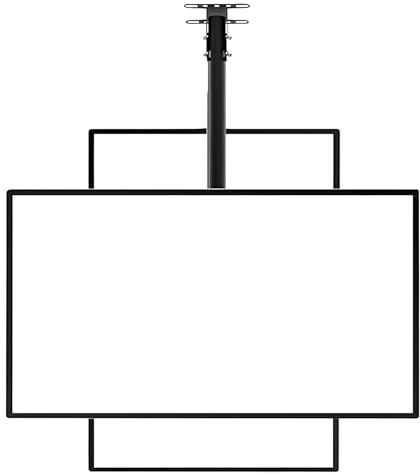 LED Slim TV Snap Frame Leuchtkasten Billboard,Wandmontierte LED-Hintergrundbeleuchtung Menütafel,Kommerzielle Anzeige LED Werbebildschirm Posterrahmen Leuchtkasten,Mit Teleskopstange 19.69x27.56inches