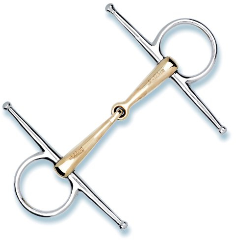 Stübben Gebiss 2276 Schenkeltrense einfach gebrochen - 13,5 cm - 16 mm - Sweet Copper