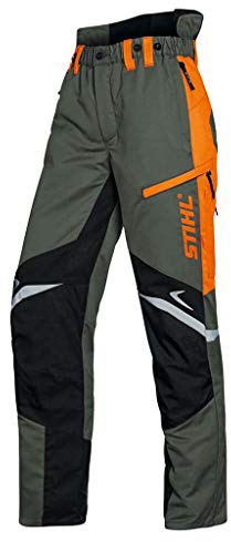 Stihl Bundhose mit Schnittschutz FUNCTION ERGO olivgrün/orange/schwarz 50