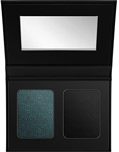 L'Oréal Paris Duo Lidschatten Smoke, Isabel Marant Wanted Limited Edition, Schwarz Matt und Blau Shimmer, ideal für Smoky Eye, Palette mit Spiegel im Lieferumfang enthalten