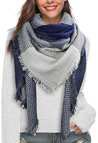 heekpek Moda Nappe Morbido Donne Sciarpa Avvolgere Scialle Scarf Wrap Caldo Modello Lattice Scialle Stole con Nappa Stile Quadrato