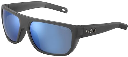 Bollé VULTURE Grey Crystal Matte - Offshore Blue Polarized - Sonnenbrillen - Offshore Blue Polarized - Größe M - Unisex - Erwachsene