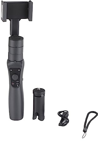 S5 Estabilizador de Cardán de Mano de 3 Ejes para Cámara de Teléfono Inteligente Grabación de Video Seguimiento Facial, Estabilizador de Cardán de 3 Ejes para Teléfono Inteligente Vlog Youtuber Grabac