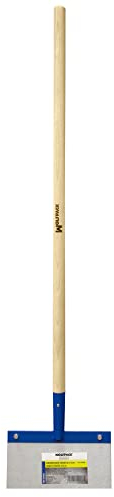 WOLFPACK LINEA PROFESIONAL - Grattoir pour toiture, plancher, murs 300 x 150 mm avec manche en bois 1200 mm. Fabriqué en acier