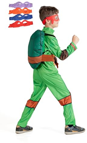 Ciao 11810.5-7 Ninja Turtle-dräkt, 5-7 år