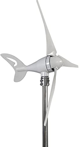 TQQEPOOL Generador Aerogenerador 200W 3 Palas For Sistema Híbrido Eólico Solar 2.0m/s Velocidad Viento Inicial (No Incluye Mástil)