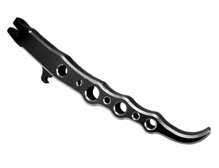 Motorradständer Balance Motorrad Lange Ständer Parkplatz Rack Seite Stehen Schwarz Kick-Steht Für SU&ZUKI Boulevard M109R VZR1800 2006-2016