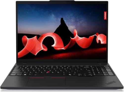 Lenovo Gen 3 ThinkPad T16 - Laptop empresarial con Intel Ultra 7-155U, visualización no táctil de 16 pulgadas, lector de huellas dactilares, 16 GB de RAM, 512 GB SSD, WiFi 6, teclado numérico,