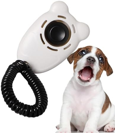 Generisch Dog Training Clicker, Behavioral Trainer Clicker with Wrist Strap, Lightweight Pet Training Tool, Dog Behavior Aid for Dogs, Cats, Birds, Horses, Effective Training