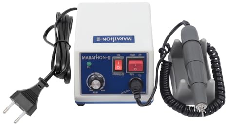 Marathon Dental Lab Micromotor Drill Polisher Machine, 35000rpm Electric Micromotor Polishing Machine for Dental Laboratories and clinics, Jewelry, nailsDC30V.0.5A