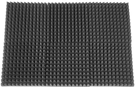 Pannelli in schiuma acustica inglese ad alta densità, confezione da 6 pezzi/12 pezzi, materiale insonorizzante, schiuma di qualità da studio per la riduzione del rumore