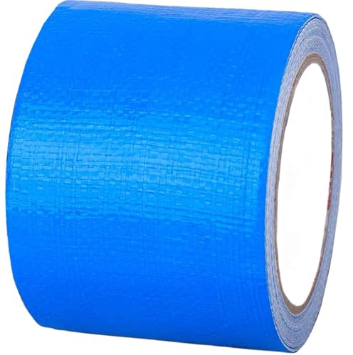 VOGANLL Ruban adhésif en PE pour bâche, ruban adhésif de réparation pour bâches en tissu 8 m x 8 cm, patchs pour bâche, imperméable et fortement adhésif pour bâche de camion, parasol, pavillon, bâche