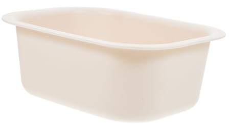 Wickeltisch Wasserwanne aus Pp, Beige, Verstärktes Babybecken | Babywickeltisch und Waschbedarf, Tragbare Kunststoffwanne, Einfach zu Verwenden