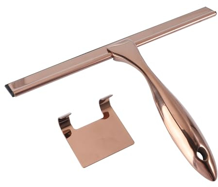 GARVALON Tergivetro Professionale in Acciaio Inox e Lega, Raschietto per Vernice, per Doccia, Finestre, Vetri e Specchi in Bagno e Cucina